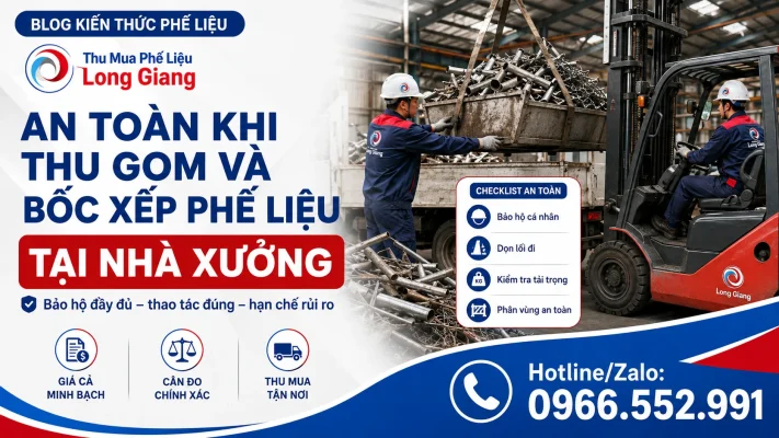 an toàn khi thu gom phế liệu