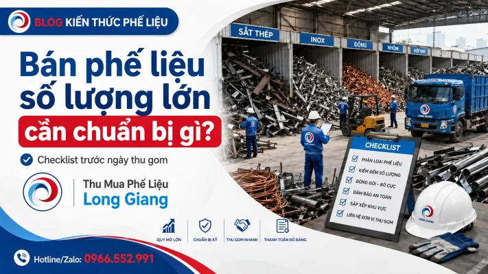 Bán phế liệu số lượng lớn
