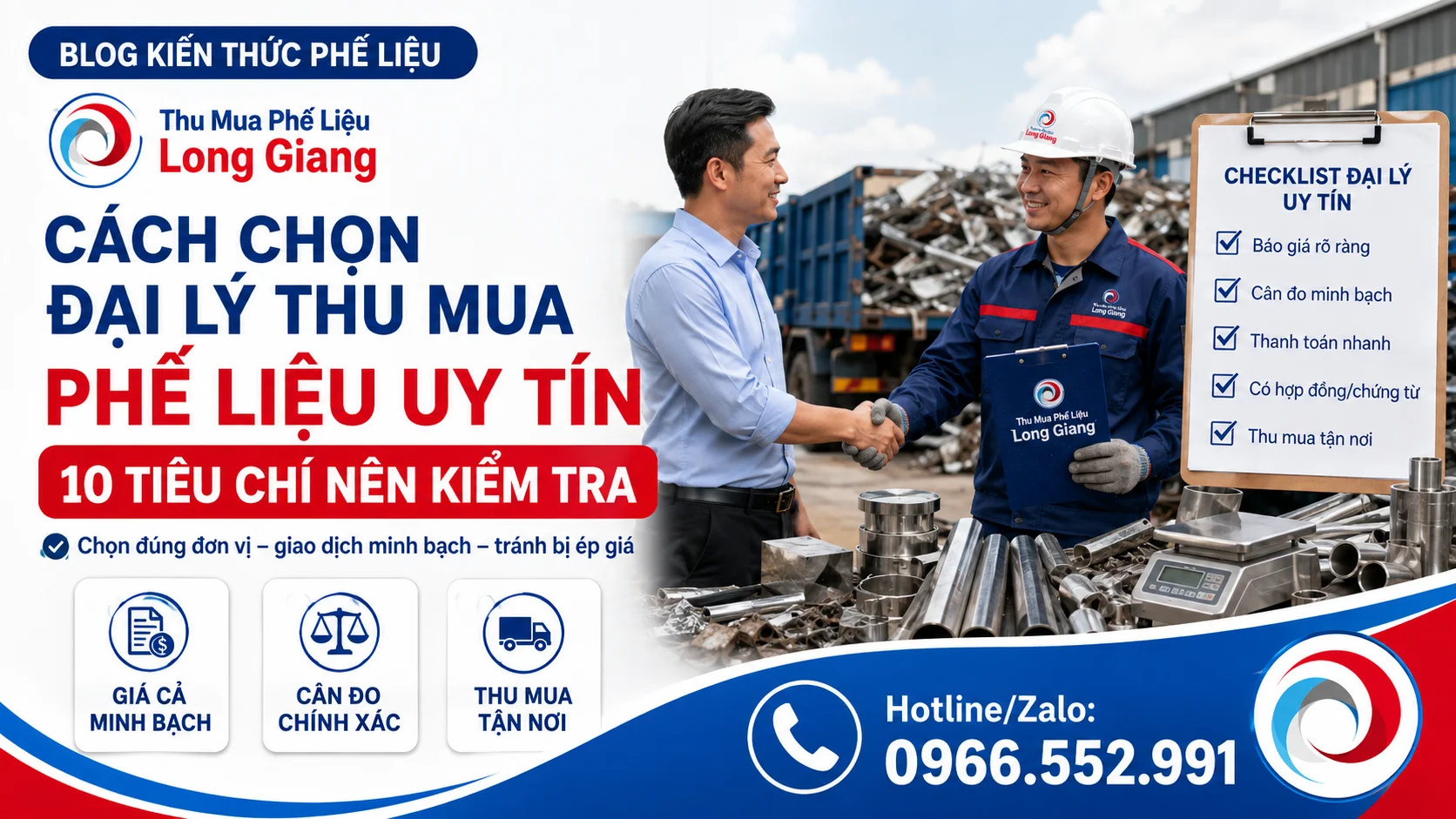 đại lý thu mua phế liệu uy tín