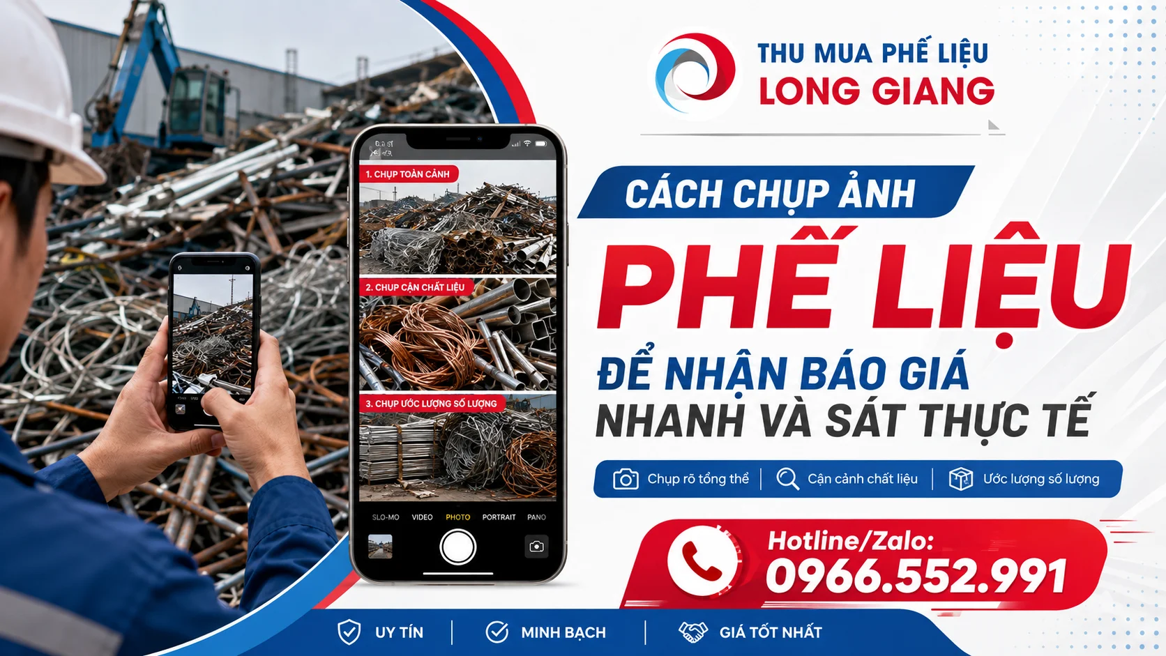 cách chụp ảnh phế liệu