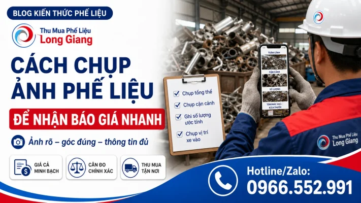cách chụp ảnh phế liệu
