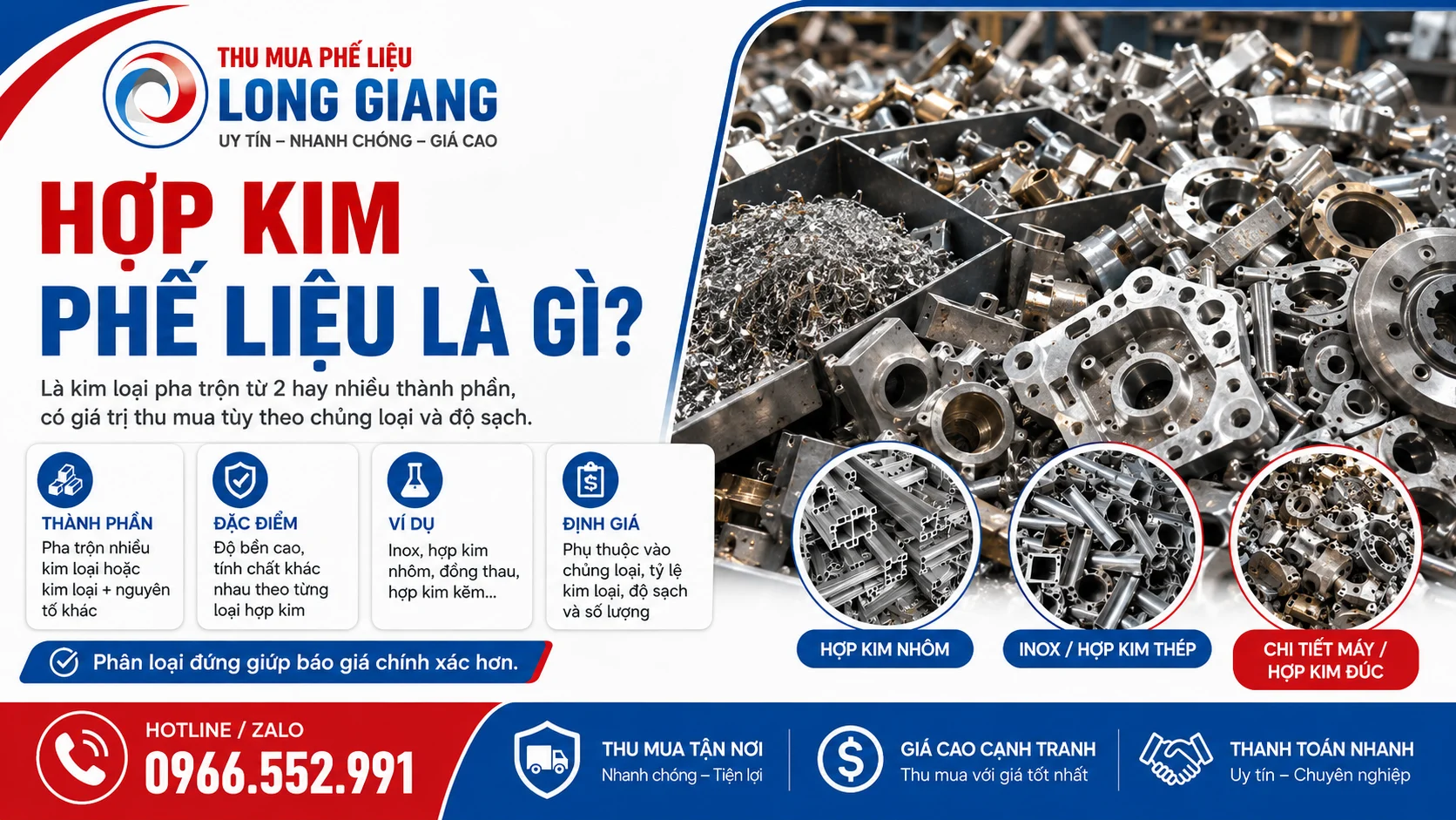 hợp kim phế liệu là gì