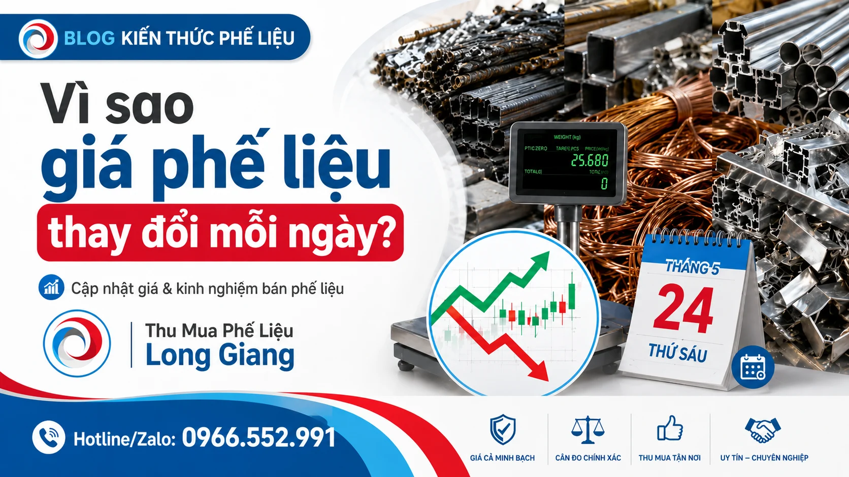 giá phế liệu thay đổi mỗi ngày