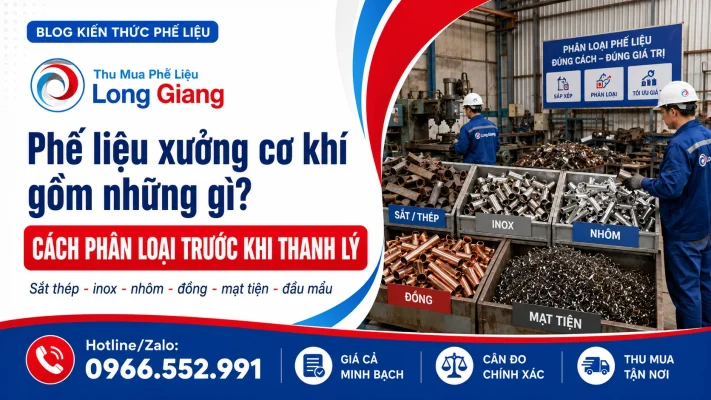 phế liệu xưởng cơ khí