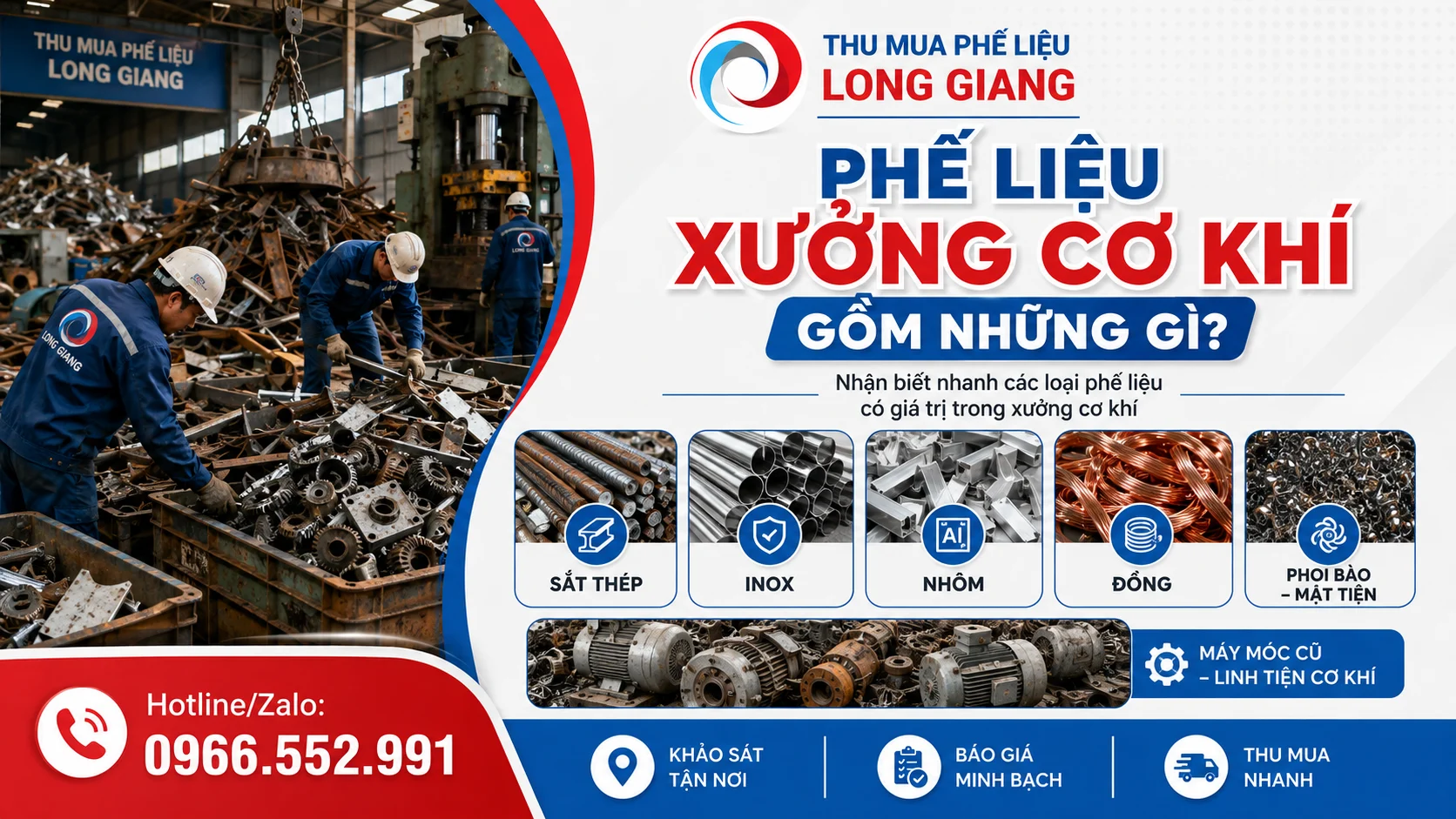 phế liệu xưởng cơ khí